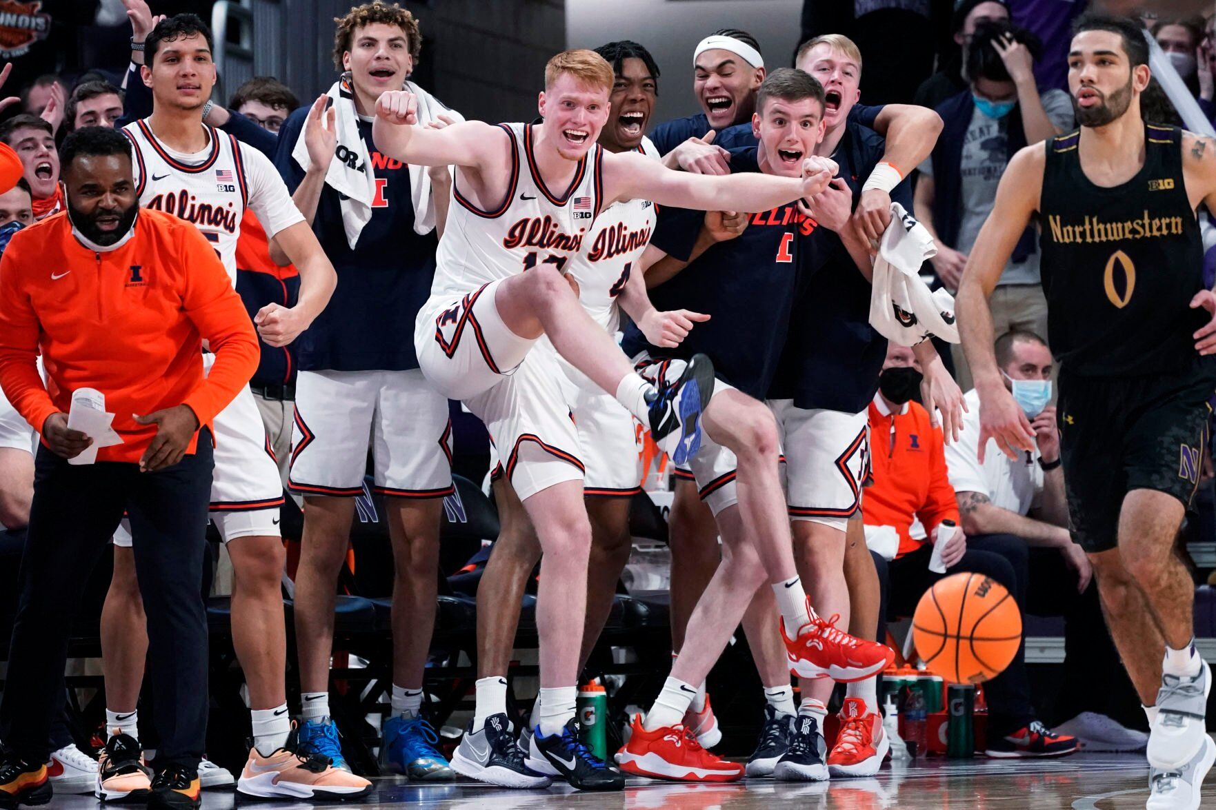 Illinois Northwestern Basketball